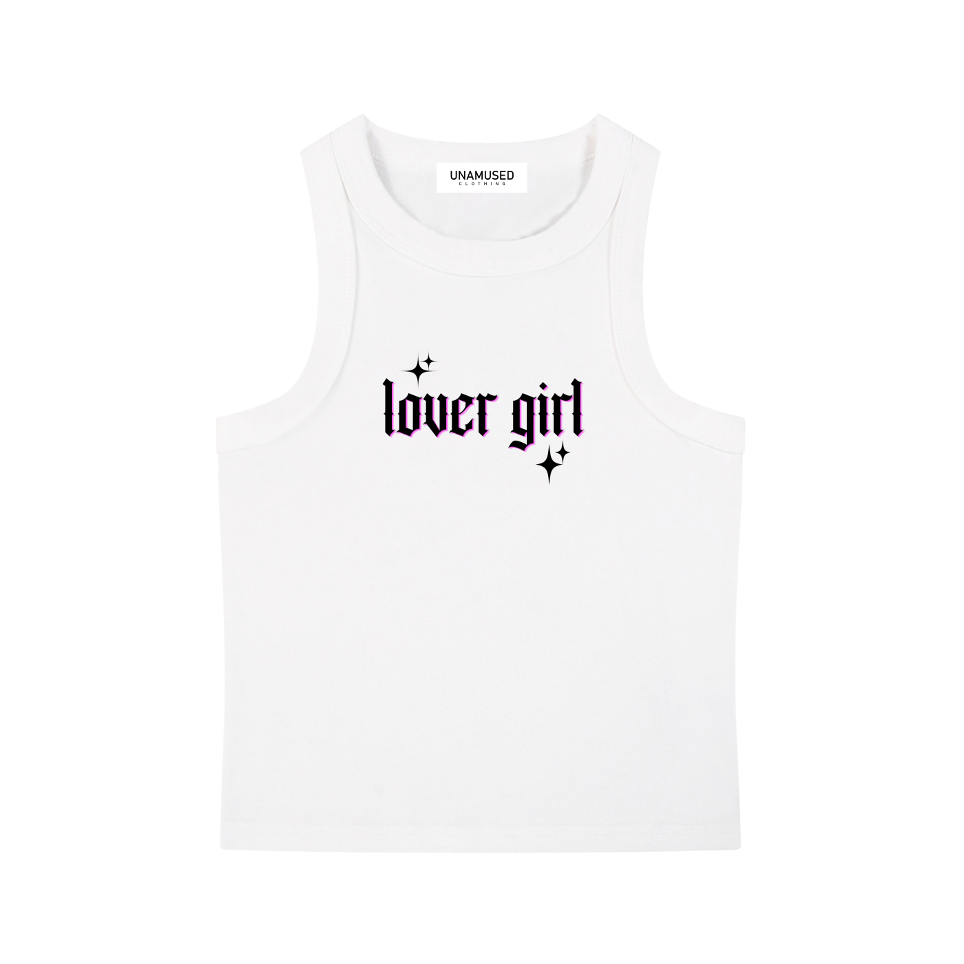 lover girl,streetwear,unamused clothing,unamused,tank top,brat,sarcastic clothing,e-girl,alt clothing