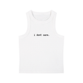idc,bratty clothing,brat,findom,sarcasm clothing,sarcastic clothing,unamused,tank top,tanktop
